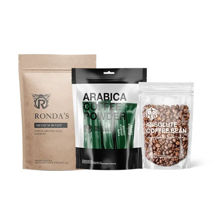 Kendinden Ayaklı Fermuarlı Gıda Torbası