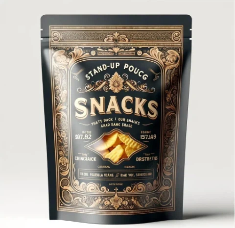 Açılıp kapanabilir ayakta duran torba Gıda Ambalajı Şeker Bisküvi Fındık Alüminyum Folyo Çanta Plastik Ambalaj Fermuarlı Isı Yalıtım Çantası